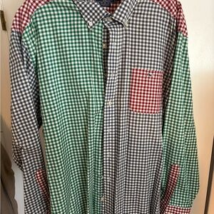 Vineyard Vines Multi-Check Button-Down Shirt - Green/Blue/Red